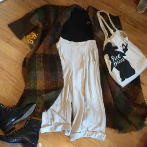 Woven wide-leg Pants 🦊✌🏾